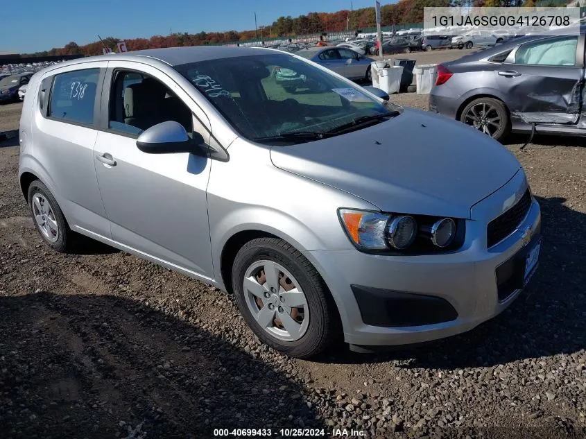 2016 Chevrolet Sonic Ls Auto VIN: 1G1JA6SG0G4126708 Lot: 40699433