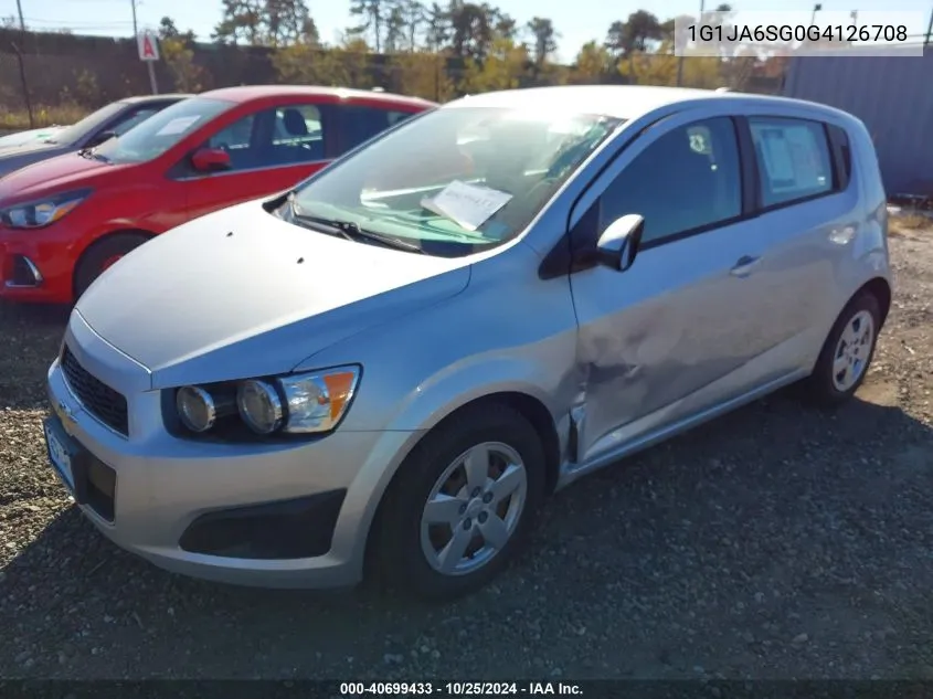 1G1JA6SG0G4126708 2016 Chevrolet Sonic Ls Auto