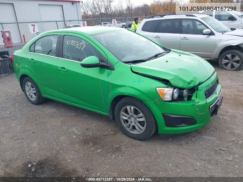 2016 Chevrolet Sonic Lt Auto VIN: 1G1JC5SG8G4167298 Lot: 40712357