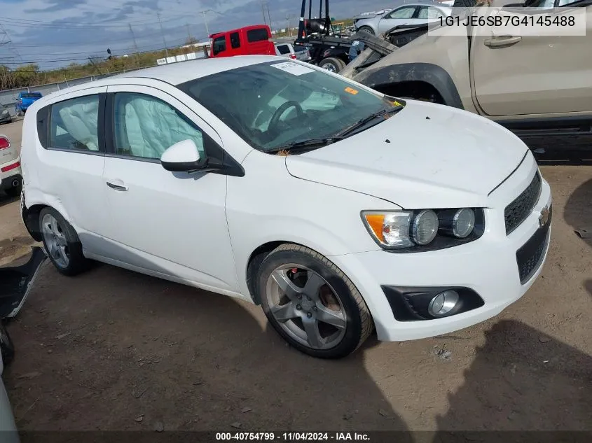 2016 Chevrolet Sonic Ltz Auto VIN: 1G1JE6SB7G4145488 Lot: 40754799