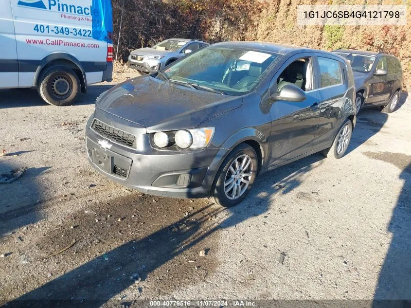 2016 Chevrolet Sonic Lt Auto VIN: 1G1JC6SB4G4121798 Lot: 40779516