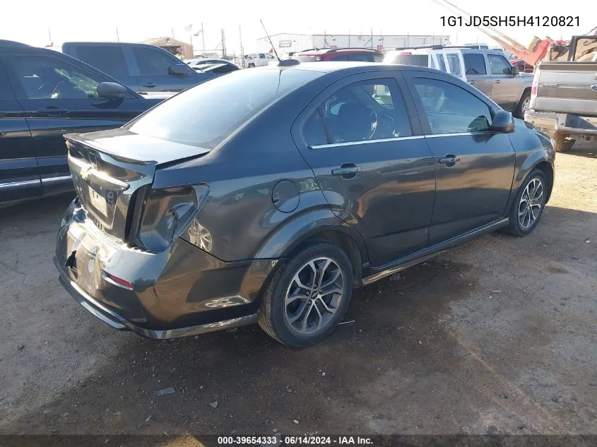 1G1JD5SH5H4120821 2017 Chevrolet Sonic Lt Auto