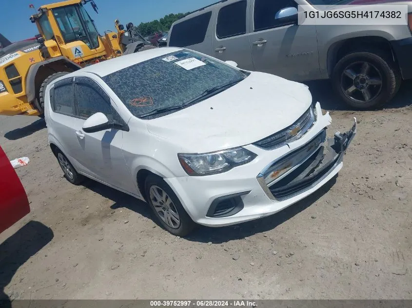 1G1JG6SG5H4174382 2017 Chevrolet Sonic Lt Auto