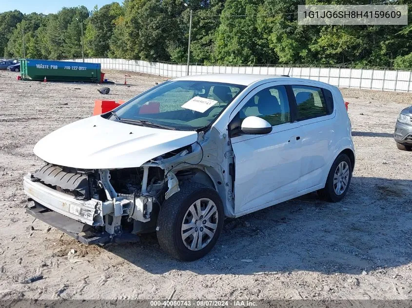 2017 Chevrolet Sonic Lt Auto VIN: 1G1JG6SH8H4159609 Lot: 40050743