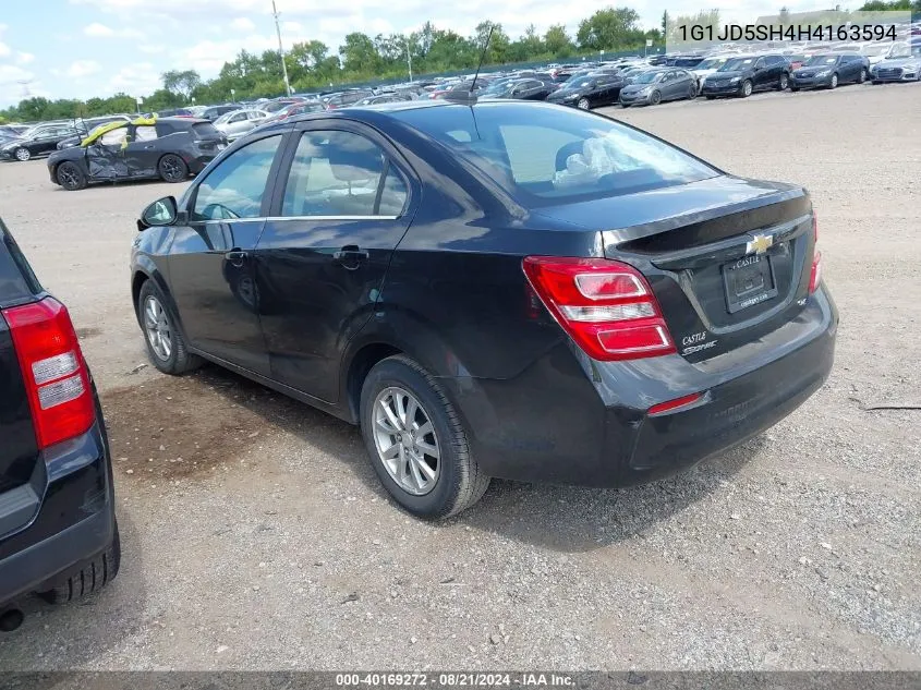 2017 Chevrolet Sonic Lt Auto VIN: 1G1JD5SH4H4163594 Lot: 40169272