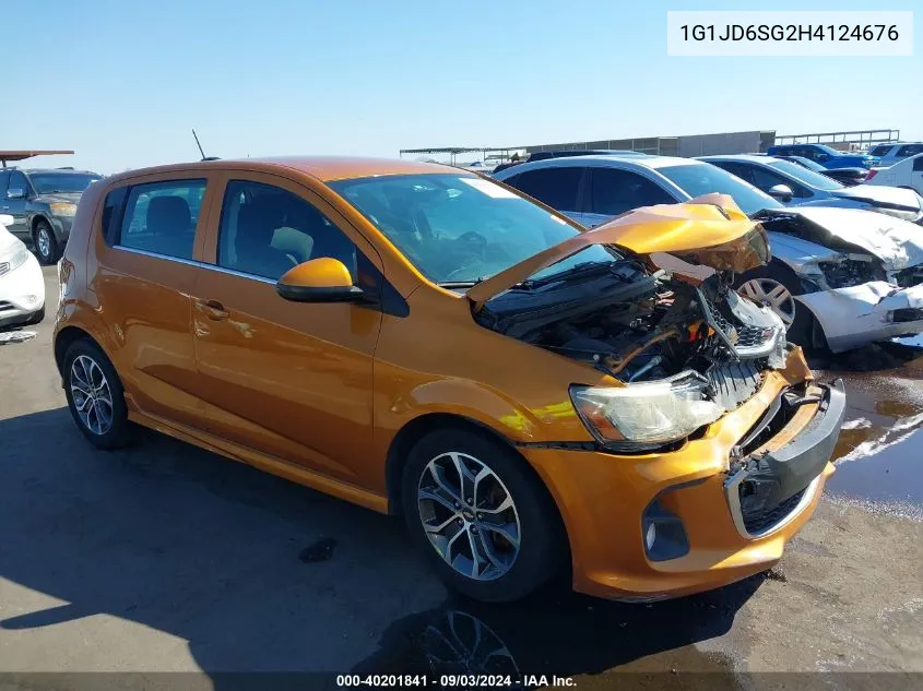 1G1JD6SG2H4124676 2017 Chevrolet Sonic Lt Auto