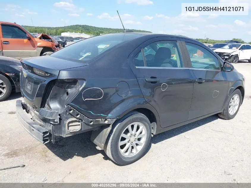 2017 Chevrolet Sonic Lt VIN: 1G1JD5SH4H4121071 Lot: 40255296