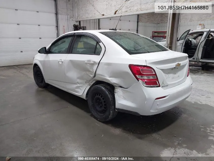 1G1JB5SH7H4165880 2017 Chevrolet Sonic Ls