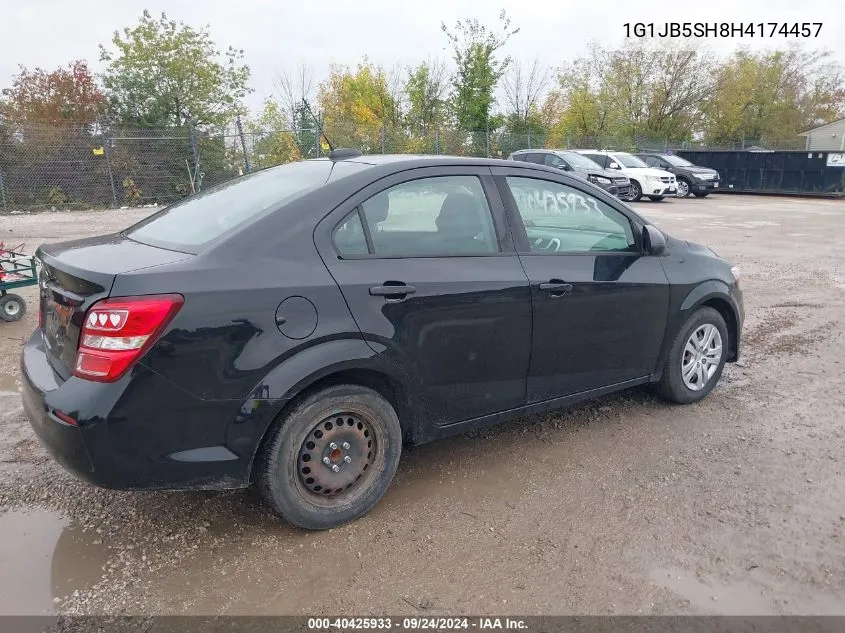 2017 Chevrolet Sonic Ls Auto VIN: 1G1JB5SH8H4174457 Lot: 40425933