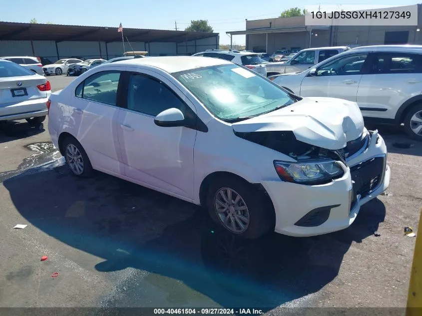 1G1JD5SGXH4127349 2017 Chevrolet Sonic Lt Auto