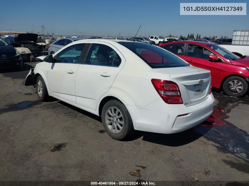 1G1JD5SGXH4127349 2017 Chevrolet Sonic Lt Auto