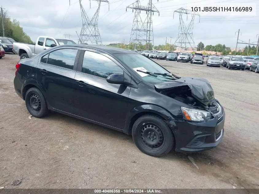 2017 Chevrolet Sonic Ls Auto VIN: 1G1JB5SH1H4166989 Lot: 40486358