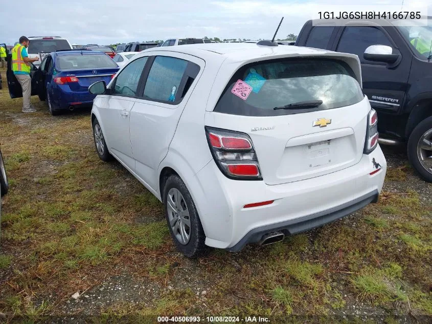 1G1JG6SH8H4166785 2017 Chevrolet Sonic