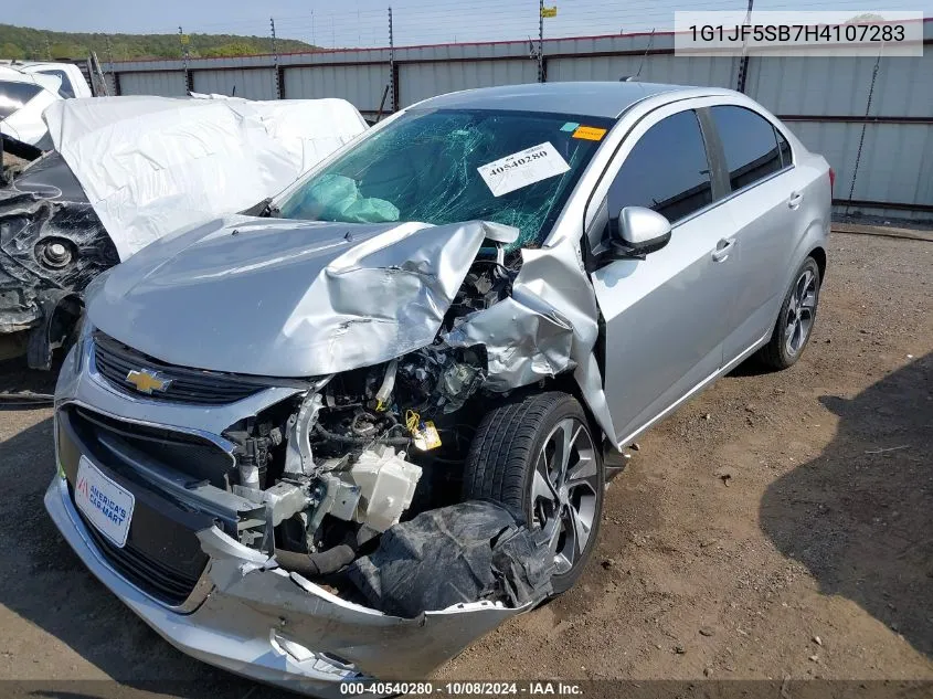 1G1JF5SB7H4107283 2017 Chevrolet Sonic Premier