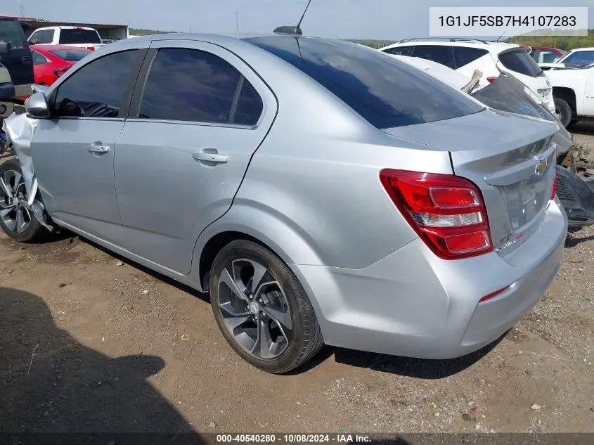 1G1JF5SB7H4107283 2017 Chevrolet Sonic Premier