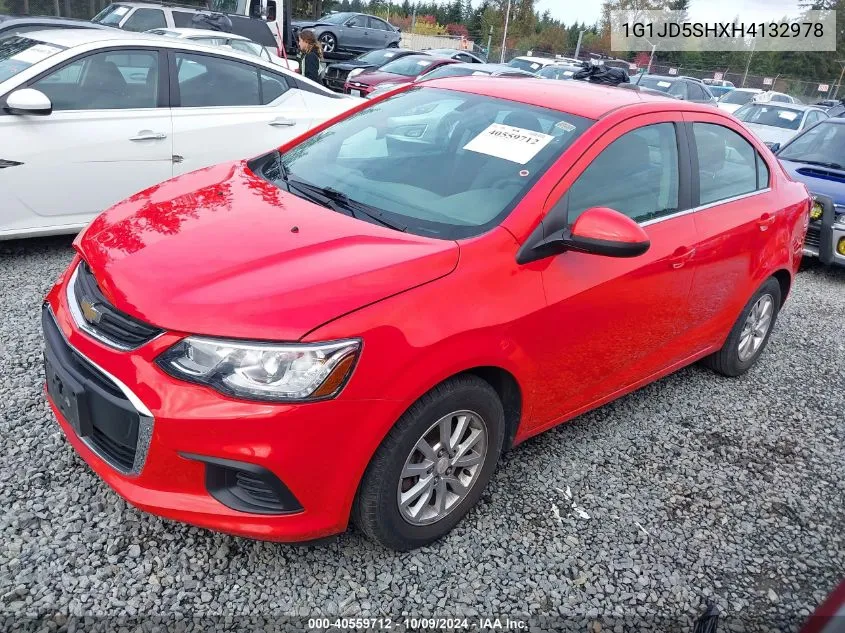 1G1JD5SHXH4132978 2017 Chevrolet Sonic Lt