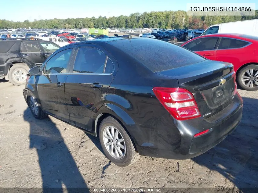 2017 Chevrolet Sonic Lt Auto VIN: 1G1JD5SH5H4164866 Lot: 40612605