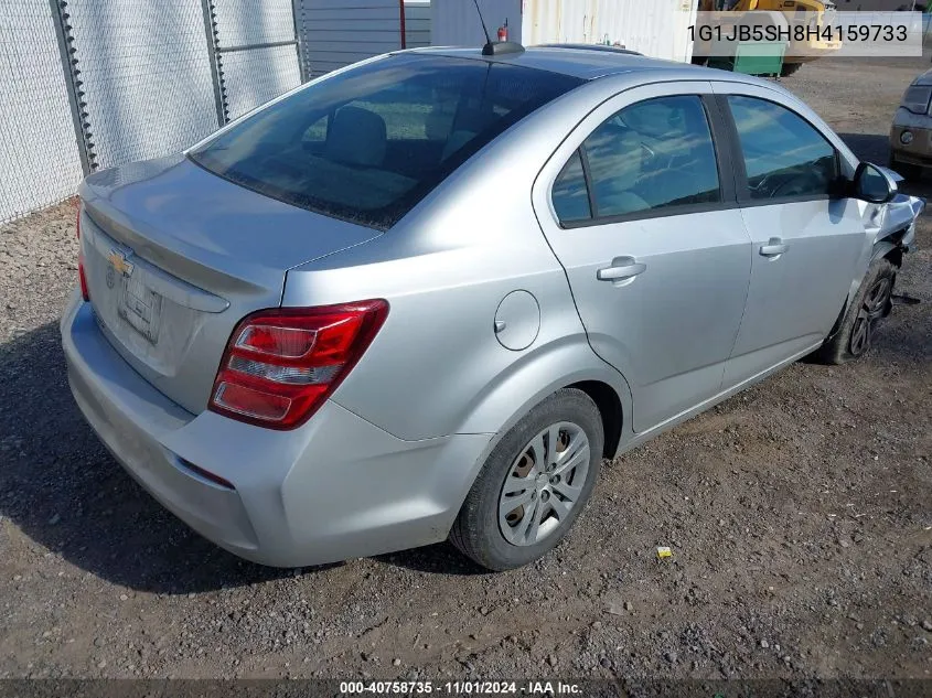 2017 Chevrolet Sonic Ls Auto VIN: 1G1JB5SH8H4159733 Lot: 40758735