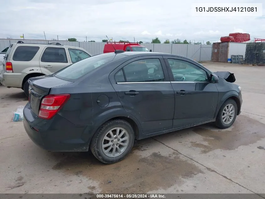 1G1JD5SHXJ4121081 2018 Chevrolet Sonic Lt Auto