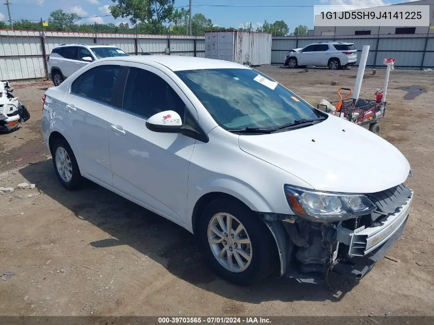 2018 Chevrolet Sonic Lt Auto VIN: 1G1JD5SH9J4141225 Lot: 39703565