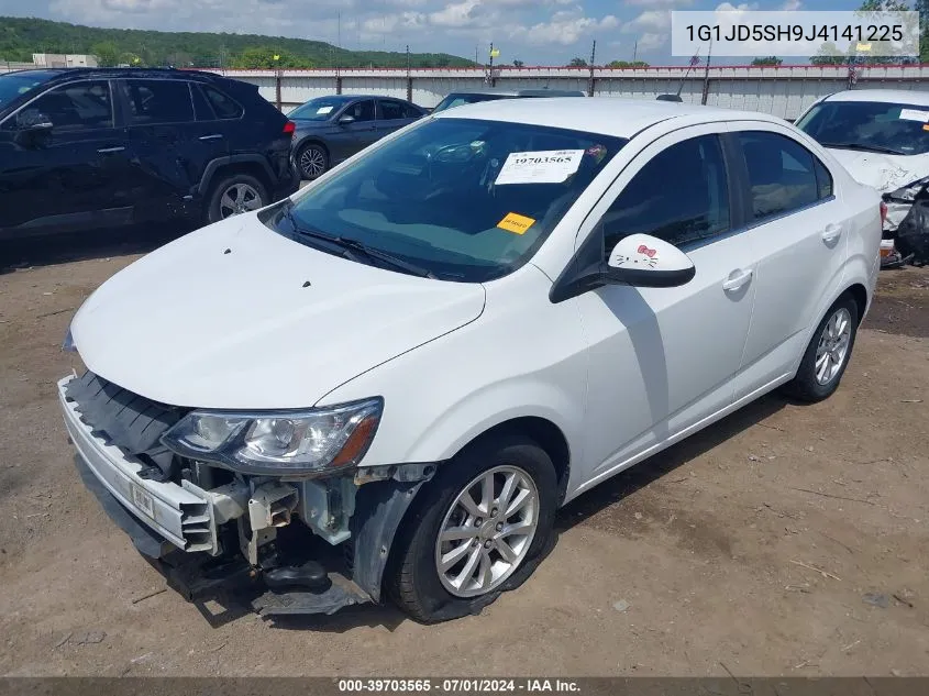 2018 Chevrolet Sonic Lt Auto VIN: 1G1JD5SH9J4141225 Lot: 39703565