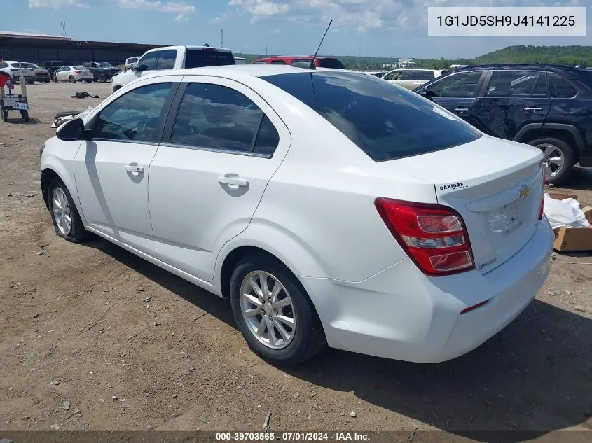 2018 Chevrolet Sonic Lt Auto VIN: 1G1JD5SH9J4141225 Lot: 39703565