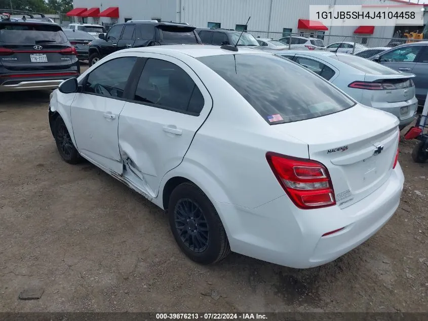 1G1JB5SH4J4104458 2018 Chevrolet Sonic Ls Auto