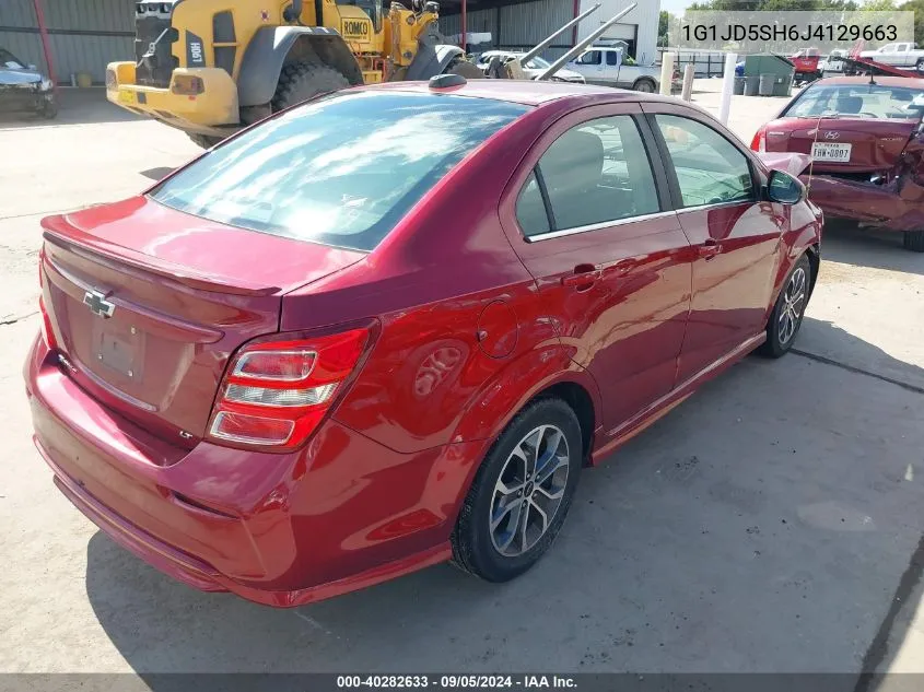 1G1JD5SH6J4129663 2018 Chevrolet Sonic Lt Auto