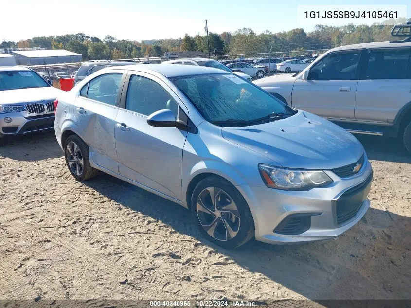 1G1JS5SB9J4105461 2018 Chevrolet Sonic Premier