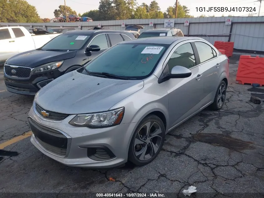 2018 Chevrolet Sonic Premier Auto VIN: 1G1JF5SB9J4107324 Lot: 40541643