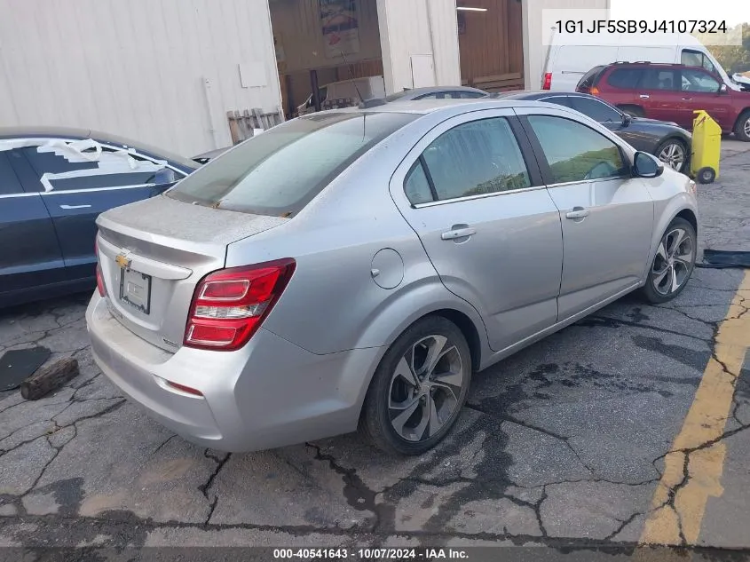 1G1JF5SB9J4107324 2018 Chevrolet Sonic Premier Auto