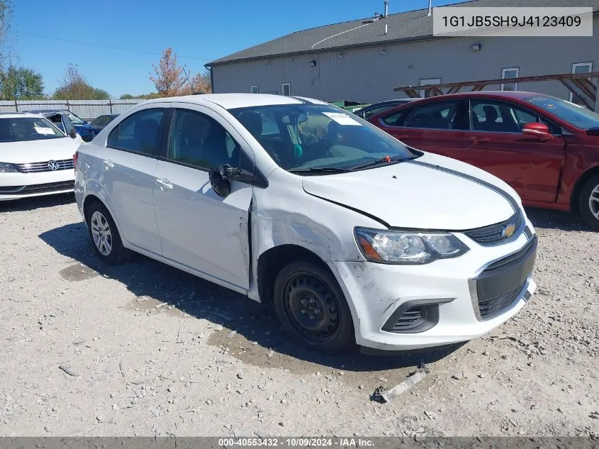 2018 Chevrolet Sonic Ls VIN: 1G1JB5SH9J4123409 Lot: 40553432