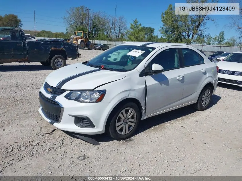 2018 Chevrolet Sonic Ls VIN: 1G1JB5SH9J4123409 Lot: 40553432