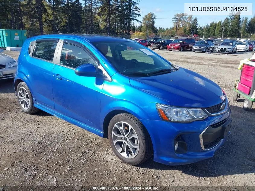 1G1JD6SB6J4134525 2018 Chevrolet Sonic Lt Auto