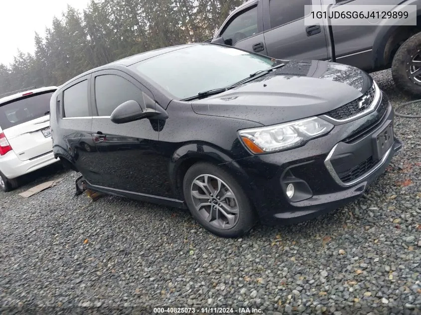 2018 Chevrolet Sonic Lt Auto VIN: 1G1JD6SG6J4129899 Lot: 40825073