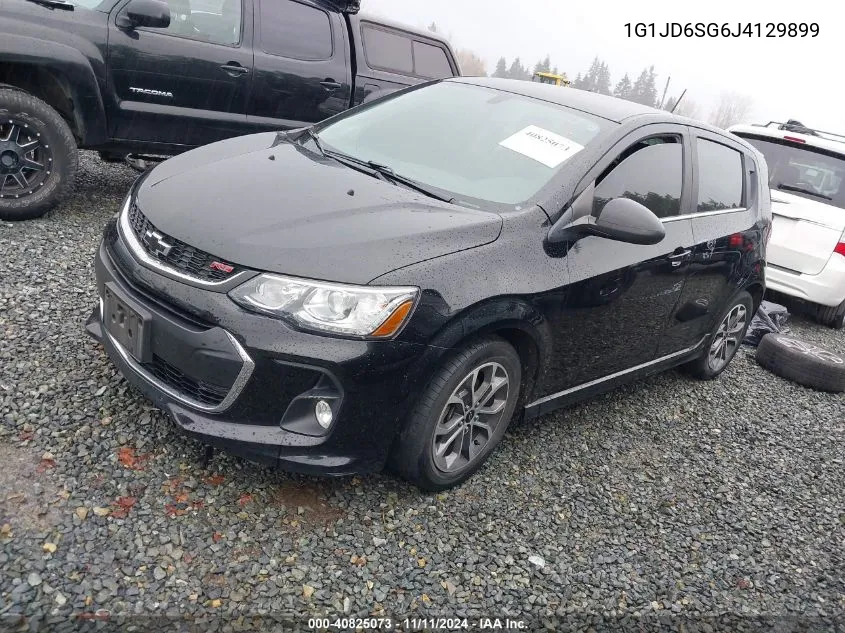 2018 Chevrolet Sonic Lt Auto VIN: 1G1JD6SG6J4129899 Lot: 40825073