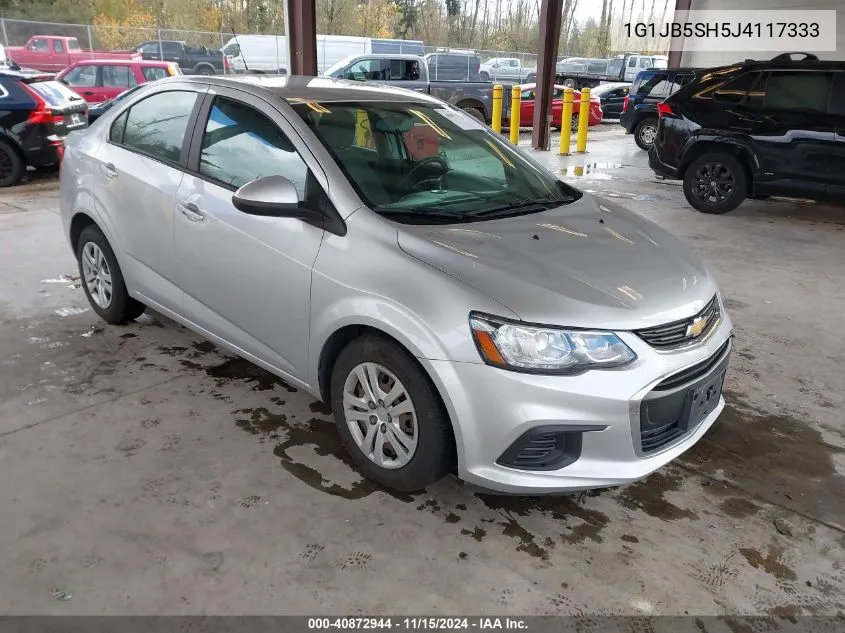 2018 Chevrolet Sonic Ls Auto VIN: 1G1JB5SH5J4117333 Lot: 40872944