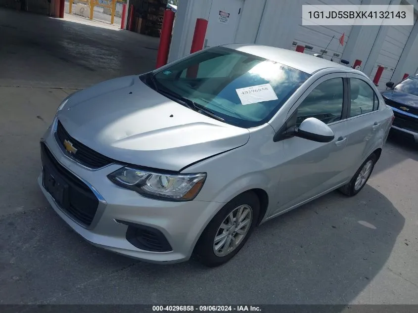 1G1JD5SBXK4132143 2019 Chevrolet Sonic Lt Auto