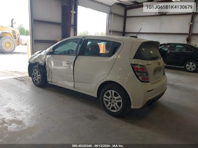 2019 Chevrolet Sonic VIN: 1G1JG6SB1K4130679 Lot: 40320340