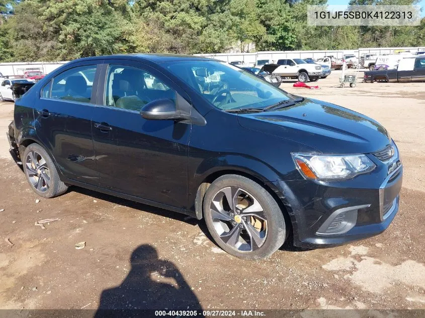 1G1JF5SB0K4122313 2019 Chevrolet Sonic Premier Auto