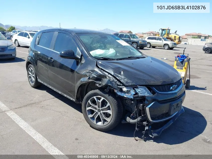 1G1JD6SB3L4102876 2020 Chevrolet Sonic Fwd Lt 5-Door