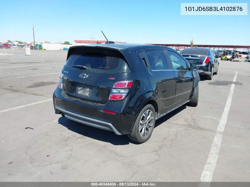 1G1JD6SB3L4102876 2020 Chevrolet Sonic Fwd Lt 5-Door