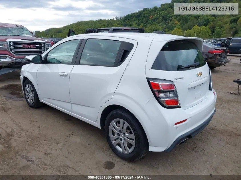 1G1JG6SB8L4123715 2020 Chevrolet Sonic