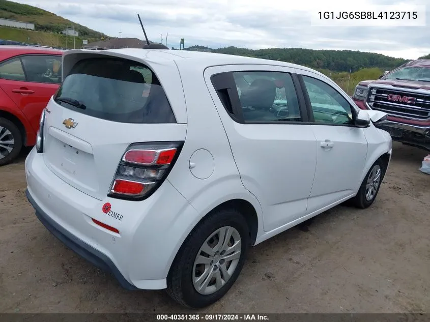 1G1JG6SB8L4123715 2020 Chevrolet Sonic