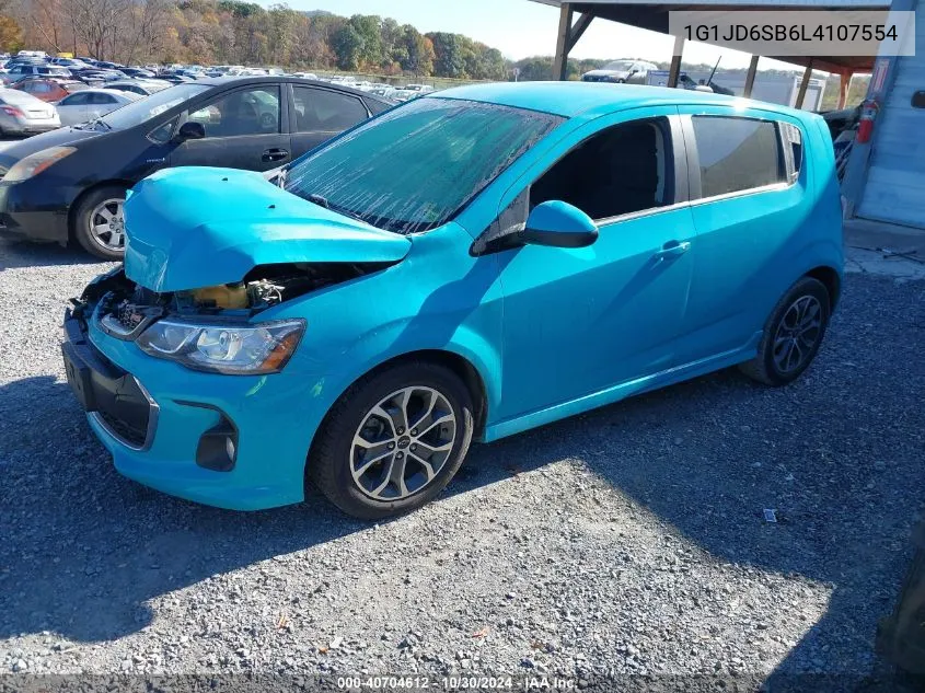 1G1JD6SB6L4107554 2020 Chevrolet Sonic Fwd Lt 5-Door