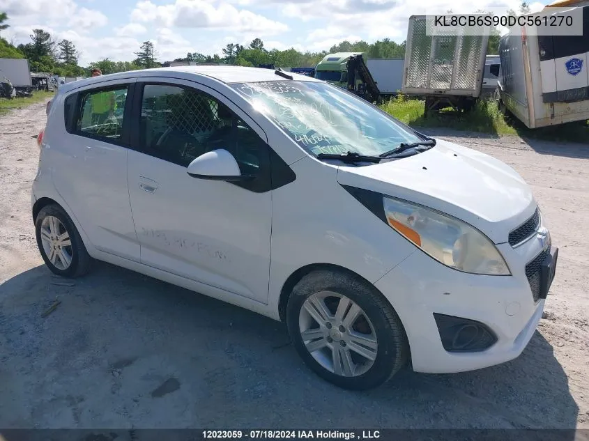 2013 Chevrolet Spark Ls VIN: KL8CB6S90DC561270 Lot: 12023059