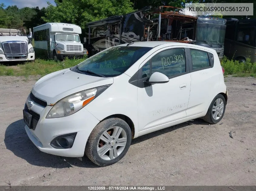 2013 Chevrolet Spark Ls VIN: KL8CB6S90DC561270 Lot: 12023059