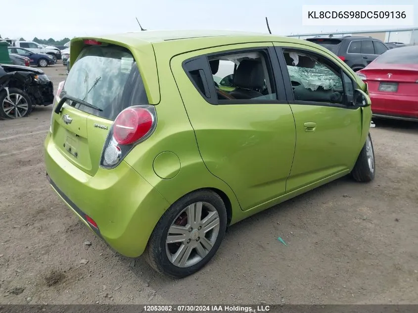 2013 Chevrolet Spark 1Lt VIN: KL8CD6S98DC509136 Lot: 12053082