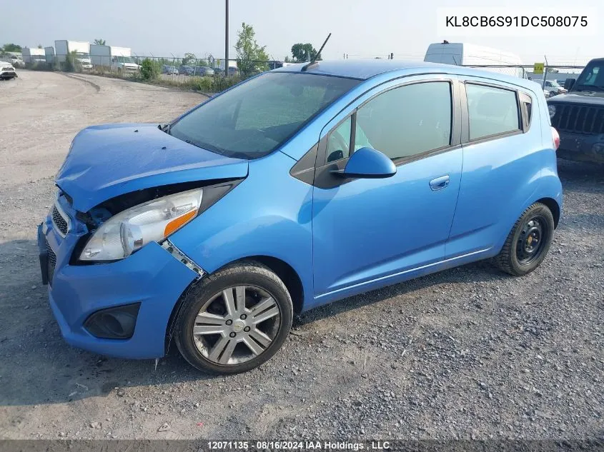 2013 Chevrolet Spark VIN: KL8CB6S91DC508075 Lot: 12071135