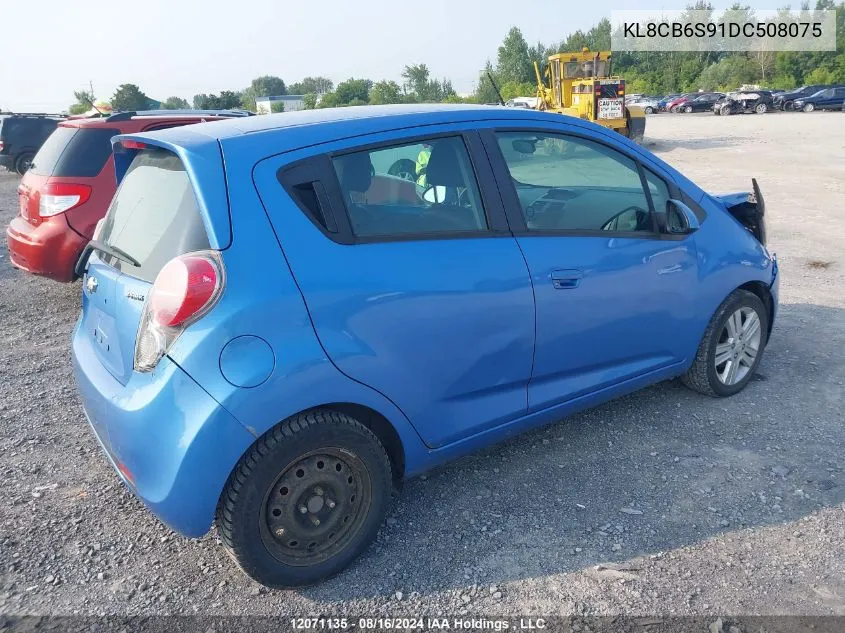 2013 Chevrolet Spark VIN: KL8CB6S91DC508075 Lot: 12071135